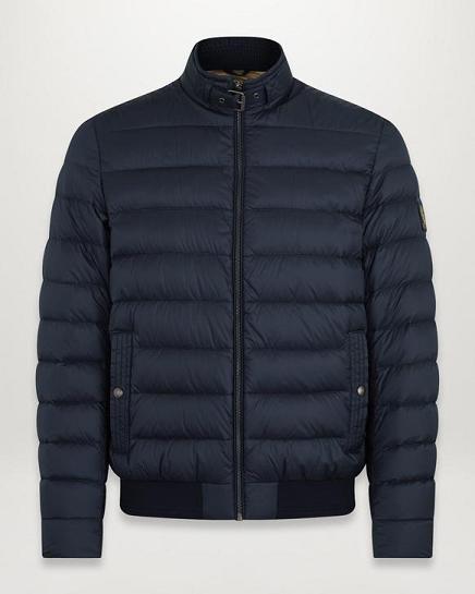 Doudoune Belstaff Homme Circuit Bleu Nylon France NA7836241